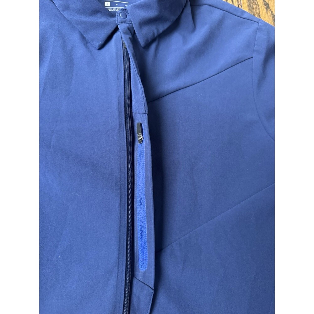 Nike Windbreaker Jacket Navy Blue Size Small Zip Up Long Sleeve Lightweight - Picture 5 of 8